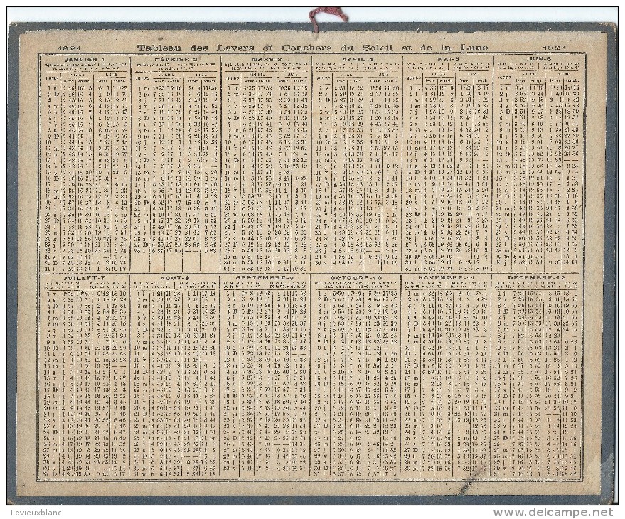 Format 21 X 26,7 Cm/ Almanach Des P Et T/Une Panique Au Marché  /Eure/ 1921    CAL145 - Groot Formaat: 1921-40