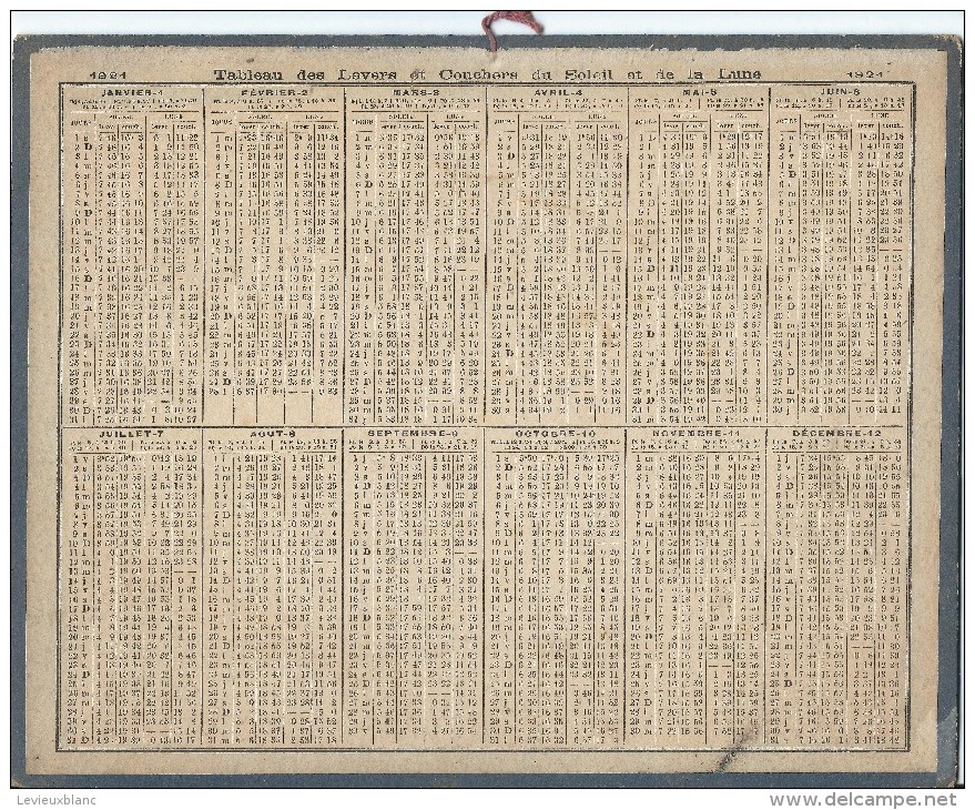 Format 21 X 26,7 Cm/ Almanach Des P Et T/Une Panique Au Marché  /Eure/ 1921    CAL145 - Formato Grande : 1921-40