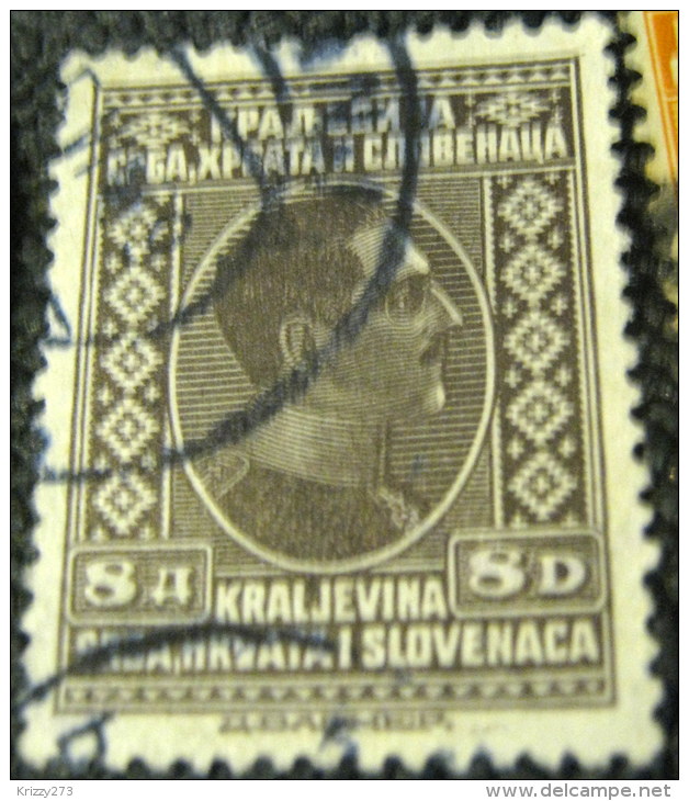 Yugoslavia 1926 King Alexander 8d - Used - Used Stamps