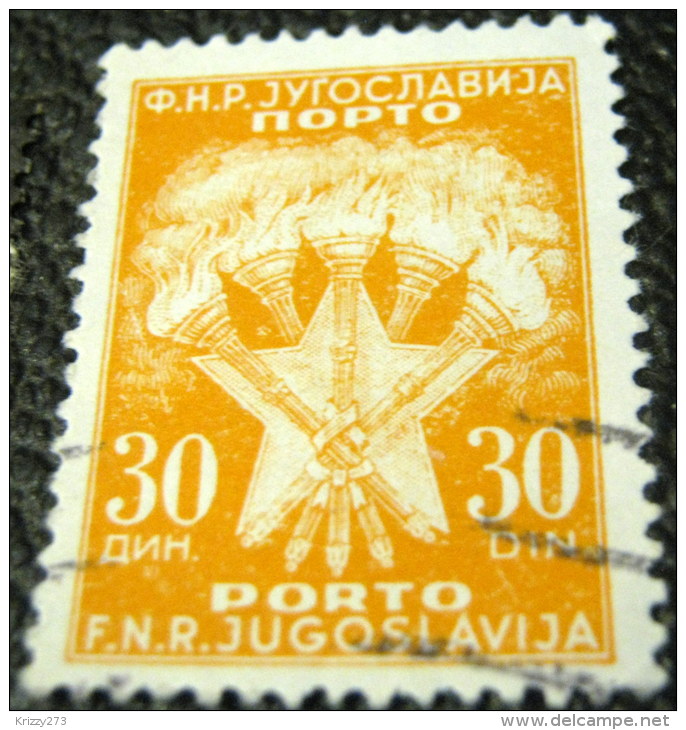 Yugoslavia 1946 Postage Due 30d - Used - Timbres-taxe