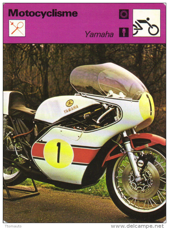 Fiche  -  Motocyclisme  -  Yamaha  -  La Marque Des Virtuoses - Motor Bikes