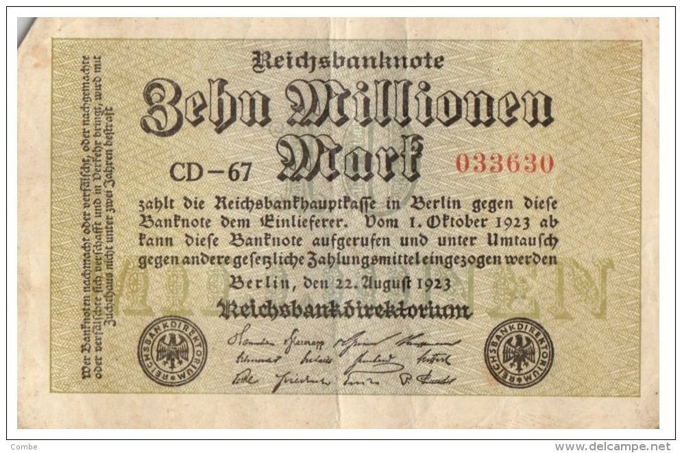 Billet Allemagne, à Identifier  /106 - Reichsschuldenverwaltung