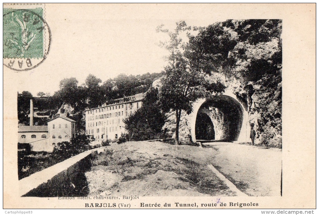 VAR 83 BARJOLS ENTRÉE DU TUNNEL - Barjols