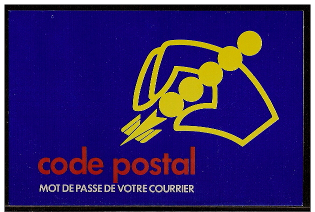 0206 - Pseudo-PAP, Carte Postale De La Poste: CODE POSTAL. Neuve. - Enteros Administrativos