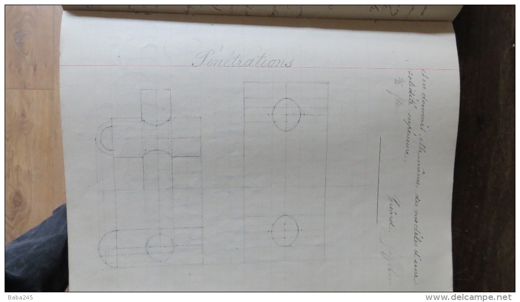 CAHIER ECOLE PRIMAIRE SUPERIEURE NOLAY  MORALE FRANCAIS ETC 1901 - Landbouw