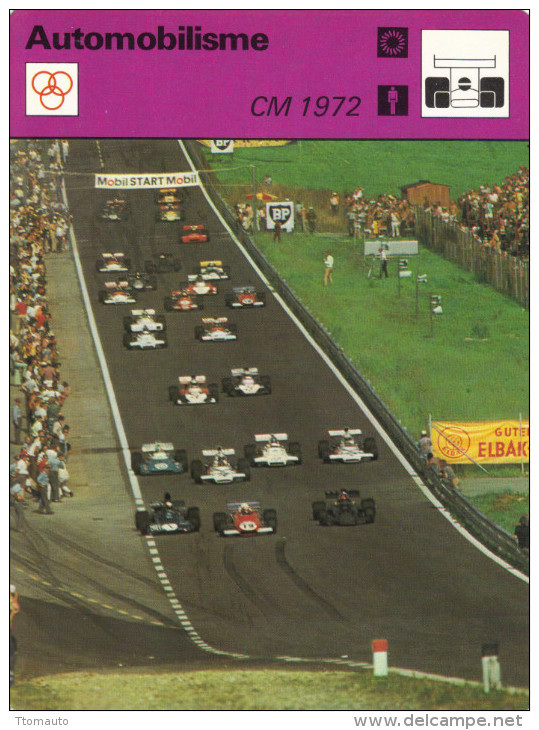 Fiche  -  Automobilisme  -  Grand Prix/F1  -  Le Depart  -  Grand Prix D'Autriche 1972 - Cars