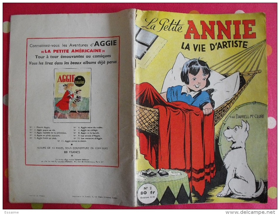 La Petite Annie N° 2 : La Vie D'artiste. Darrell McClure.1957. Parue Dans Le Journal De Mickey - Autres & Non Classés