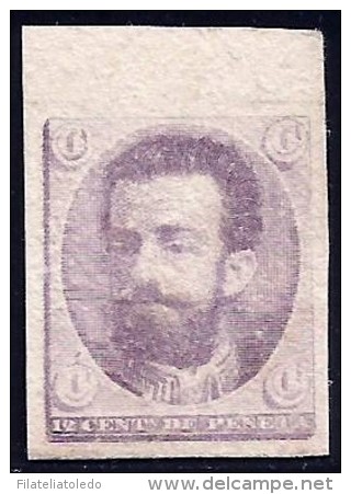 España 122P (*) Ensayo Violeta Sin Dentar - Unused Stamps