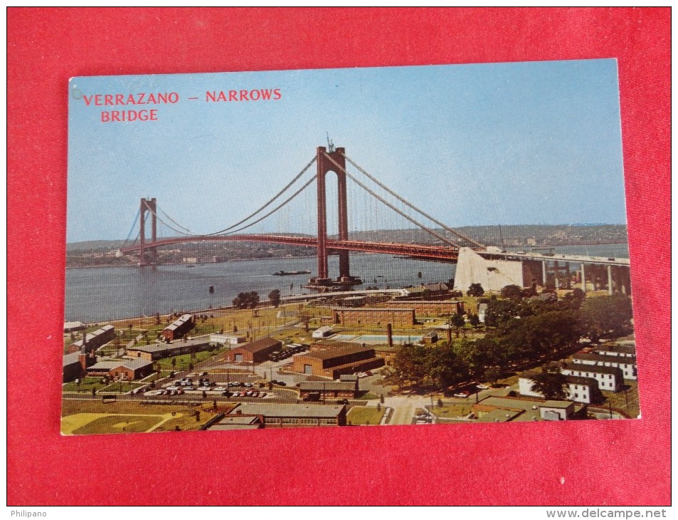 Verrazano Narrows Bridge Brooklyn  & Staten Island Ot Mailed Ref 1300 - Staten Island