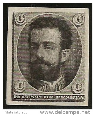 España 122P (*) Ensayo Negro Sin Dentar - Unused Stamps