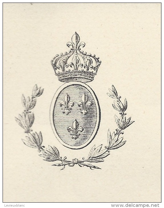 Annonce Messe/Son Altesse Royale Monseigneur Le Comte De Paris /Stowe House/1894   FPD6 - Décès