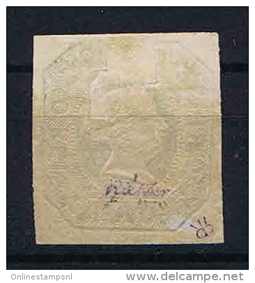 Portugal 1853 Mi 3a Used  Double Signed Signed/ Signé/signiert/ Approvato Small Thin Spot - Used Stamps