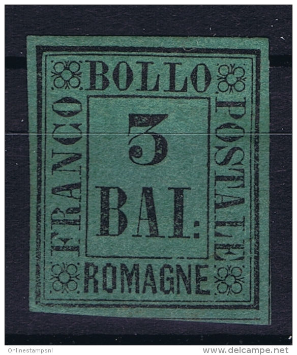 Italy, Romagna, Mi 4 , Sa 4  MH/*  Signed/ Signé/signiert/ Approvato - Romagne