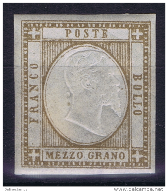 Italy,  Mi 2 ,Sa 18  MH/*  Signed/ Signé/signiert/ Approvato - Mint/hinged