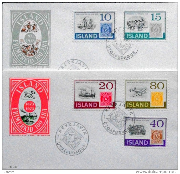 Iceland 1973    MiNr.473-77   FDC  ( Lot 2900 ) - FDC