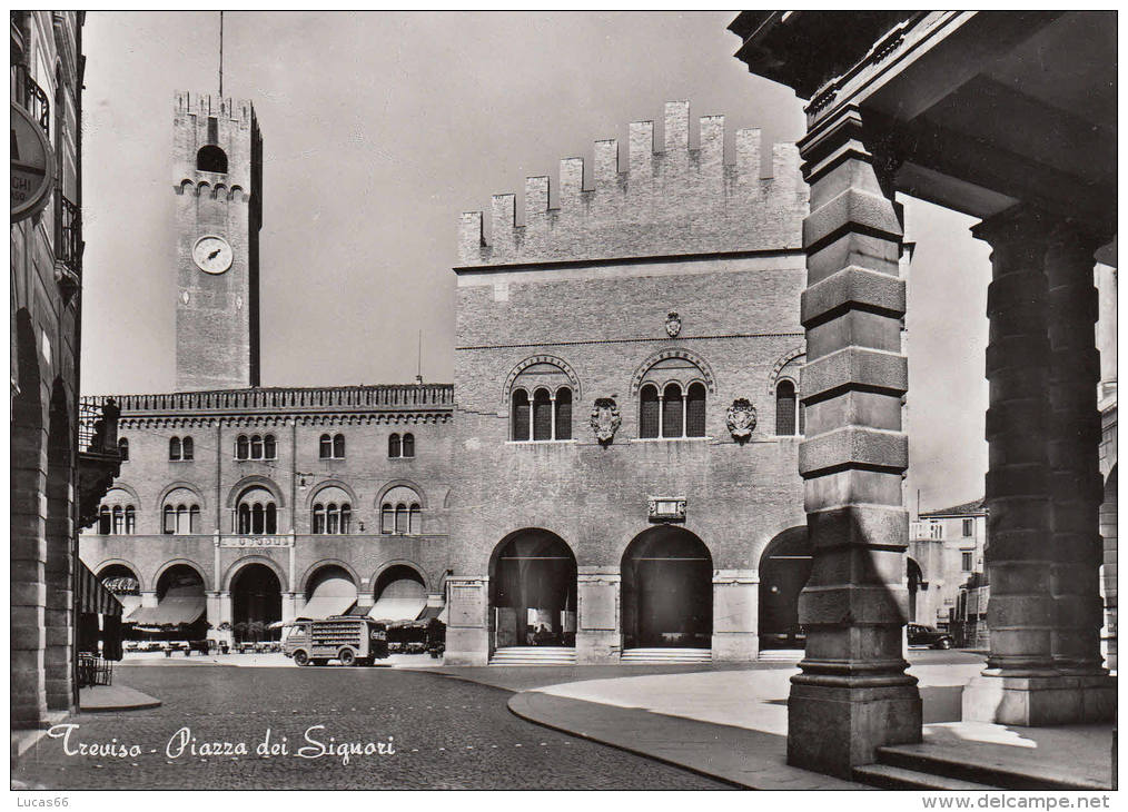 1960 CIRCA   - TREVISO PIAZZA DEI SIGNORI - Treviso