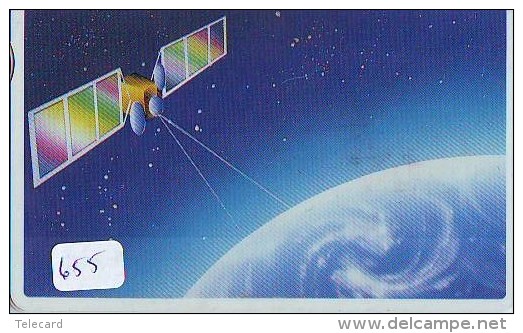 Télécarte  SATELLITE (655) ESPACE * TERRESTRE * TELEFONKARTE * Phonecard - Espacio