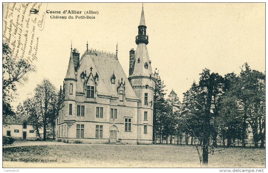 Cosne-d'Allier  Château Du Petit-Bois  Cpa - Autres & Non Classés