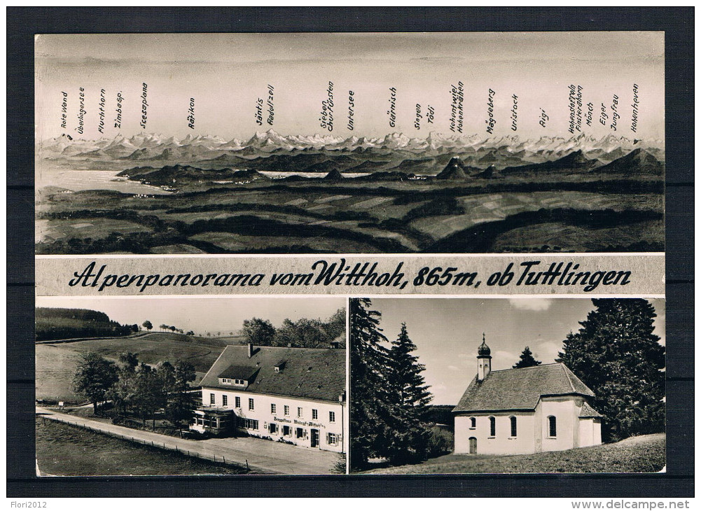 (96) AK Tuttlingen - Alpenpanorama Vom Witthoh - Berggasthaus Windegg - Tuttlingen