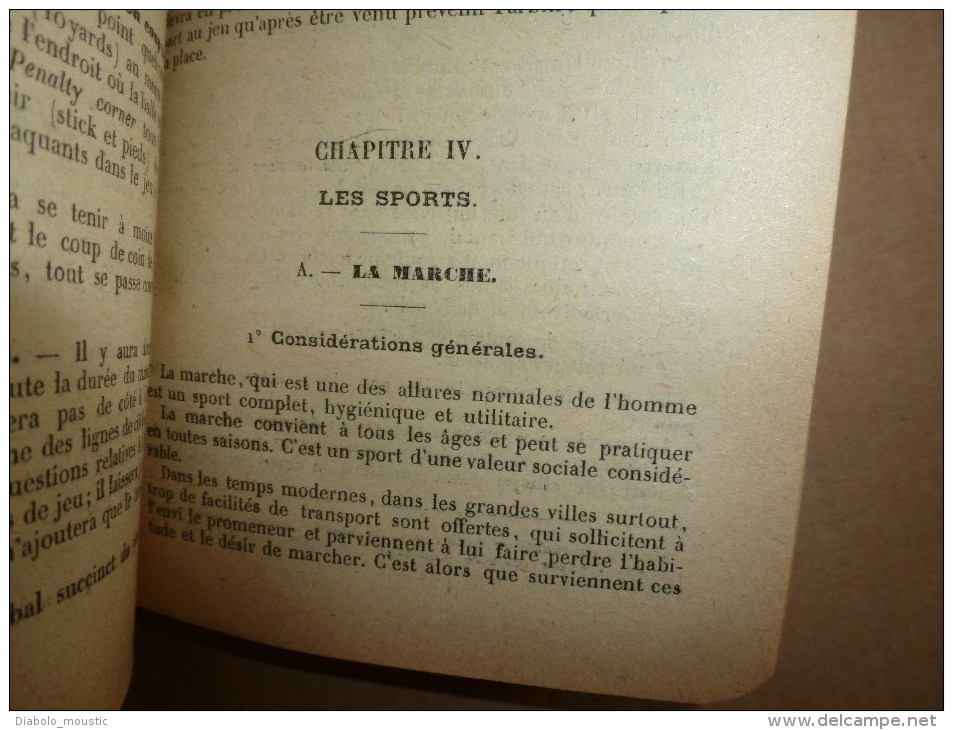 1921 Règlement général d' EDUCATION PHYSIQUE SUPERIEURE SPORTIVE ET ATHTETIQUE dans l'Armée Française