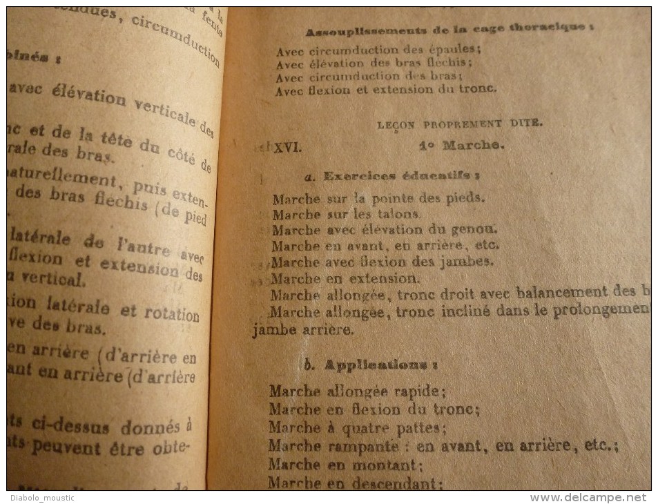 1923  Adaptations...Règlement général d' EDUCATION PHYSIQUE MILITAIRE...avec illustrations