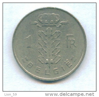 F3553 / - 1 Franc - 1951  - (  BELGIE  ) Belgique Belgium Belgien Belgio - Coins Munzen Monnaies Monete - 1 Franc