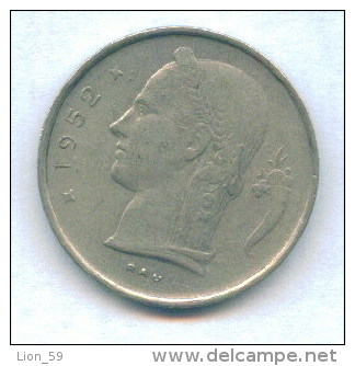 F3554 / - 1 Franc - 1952  - (  BELGIE  ) Belgique Belgium Belgien Belgio - Coins Munzen Monnaies Monete - 1 Franc