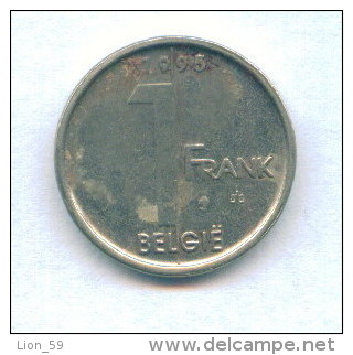 F3556 / - 1 Franc - 1995  - (  BELGIE  ) Belgique Belgium Belgien Belgio - Coins Munzen Monnaies Monete - 1 Frank