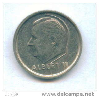 F3556 / - 1 Franc - 1995  - (  BELGIE  ) Belgique Belgium Belgien Belgio - Coins Munzen Monnaies Monete - 1 Franc