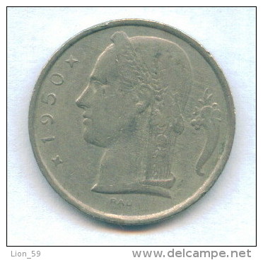 F3562 / - 5 Francs - 1950  - (  BELGIE  ) Belgique Belgium Belgien Belgio - Coins Munzen Monnaies Monete - 5 Franc