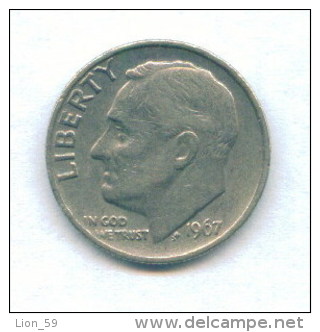 F3585 / - ONE DIME - 1967 - United States Etats-Unis USA - Coins Munzen Monnaies Monete - 1946-...: Roosevelt