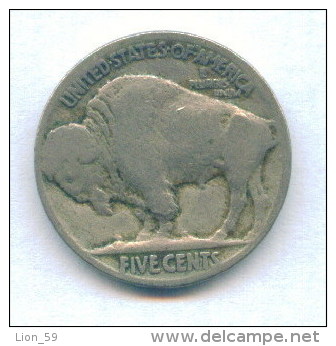 F3599 / - FIVE  CENTS - ???? F  - United States Etats-Unis USA - Coins Munzen Monnaies Monete - 1913-1938: Buffalo