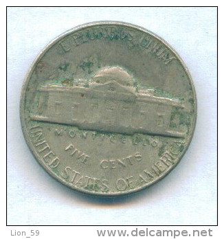 F3601 / - FIVE  CENTS - 1969  - United States Etats-Unis USA - Coins Munzen Monnaies Monete - 1938-…: Jefferson