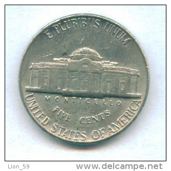 F3602 / - FIVE  CENTS - 1983 P  - United States Etats-Unis USA - Coins Munzen Monnaies Monete - 1938-…: Jefferson