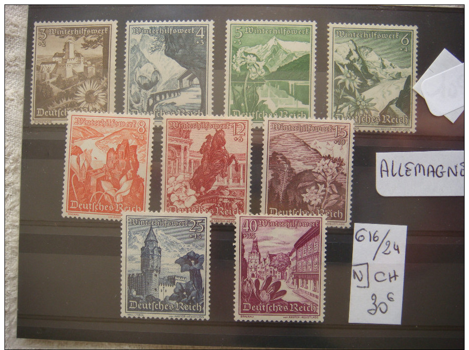 ALLEMAGNE, Beau LOT De Timbres "Faune Et Flore" COTE Totale + De 300€ ; T05 - Autres & Non Classés