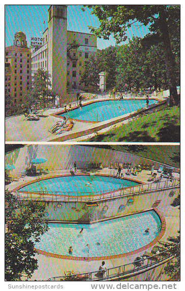 The Arlington Hotel And Swimming Pool Hot Springs Arkansas - Hot Springs