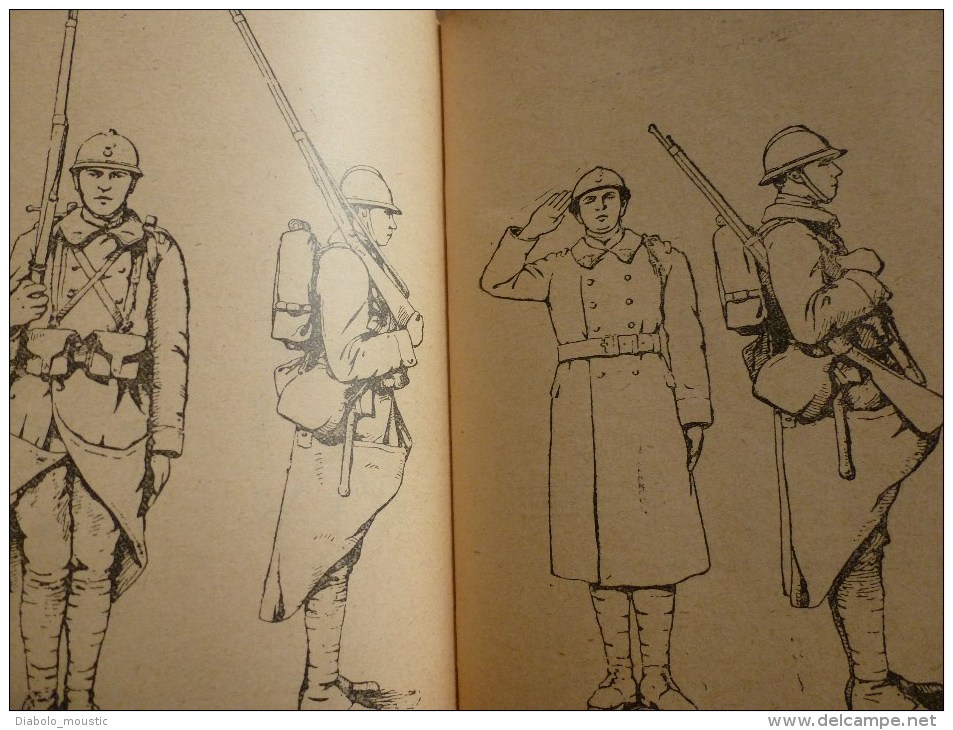 1921 Ministère de la Guerre : Règlement Provisoire de MANOEUVRE d'INFANTERIE    avec illustrations          Annexes