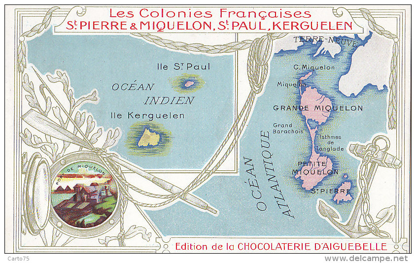 France -  Saint-Pierre Et Miquelon / Saint Paul / Iles Kerguelen /  Géographie - Saint-Pierre-et-Miquelon