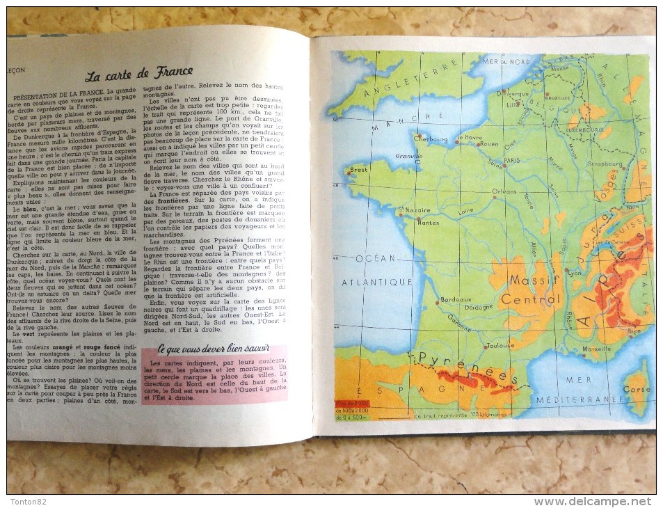 G.. Chabot et F. Mory - Découvrons le Monde - Géographie Cours Élémentaire - Éditions Bourrelier - ( 1953 ) .