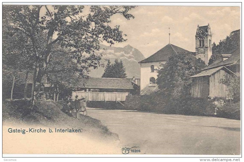 GSTEIG  -  KIRCHE B . INTERLAKEN - Gsteig Bei Gstaad