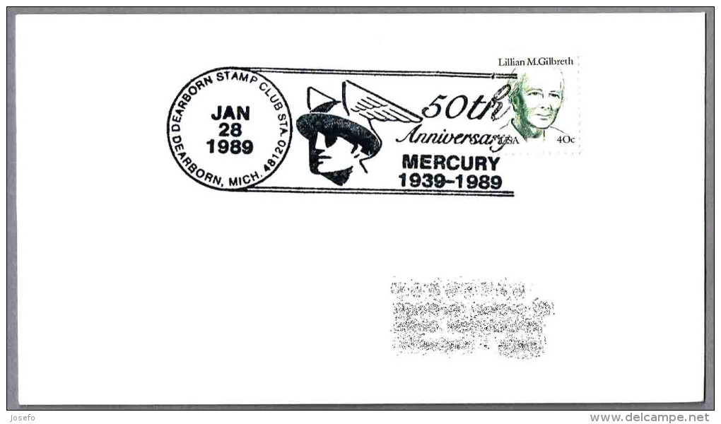 MERCURIO - MERCURY. Dearborn MI 1989 - Mythologie