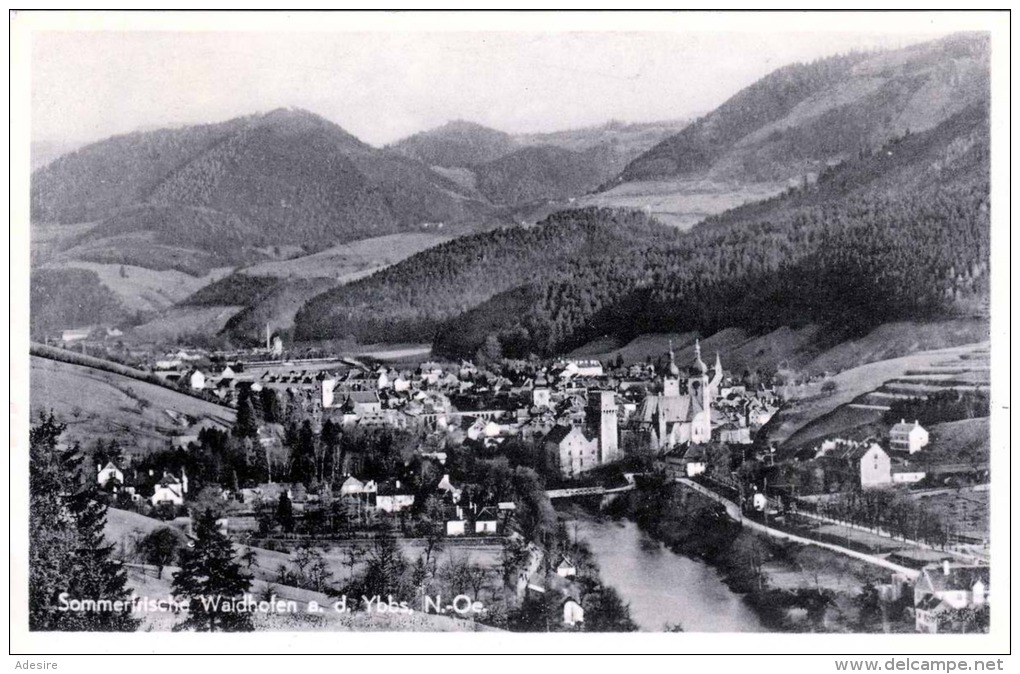 WAIDHOFEN An Der Ybbs (NÖ) - Fotokarte Gel 196?, Verlag P.Ledermann Wien - Waidhofen An Der Ybbs