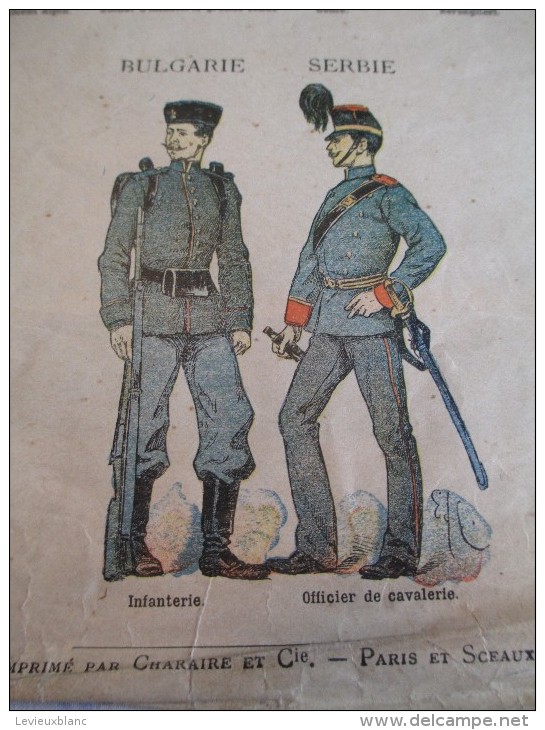 Affiche/Le Petit Journal / Carte de L´Europe / Uniformes des Armées Européennes/ Vers 1895  AFF9