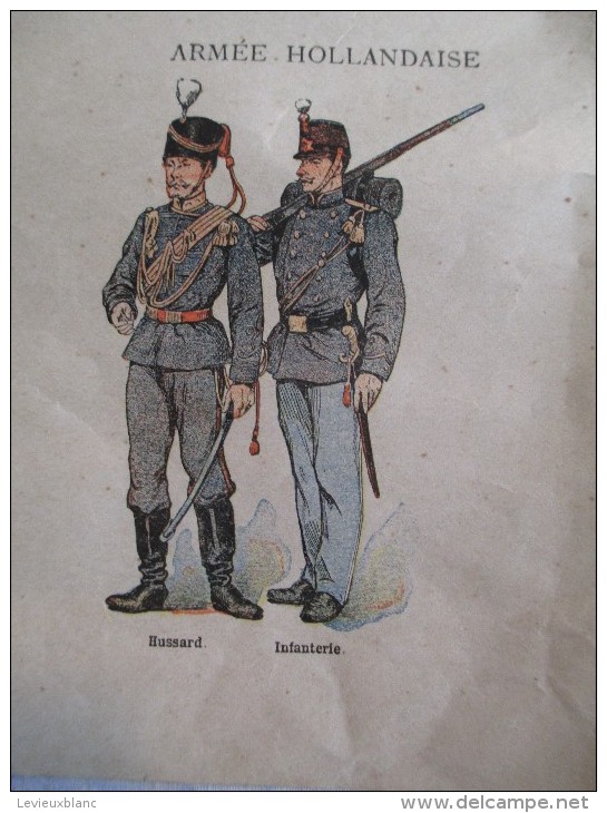 Affiche/Le Petit Journal / Carte de L´Europe / Uniformes des Armées Européennes/ Vers 1895  AFF9