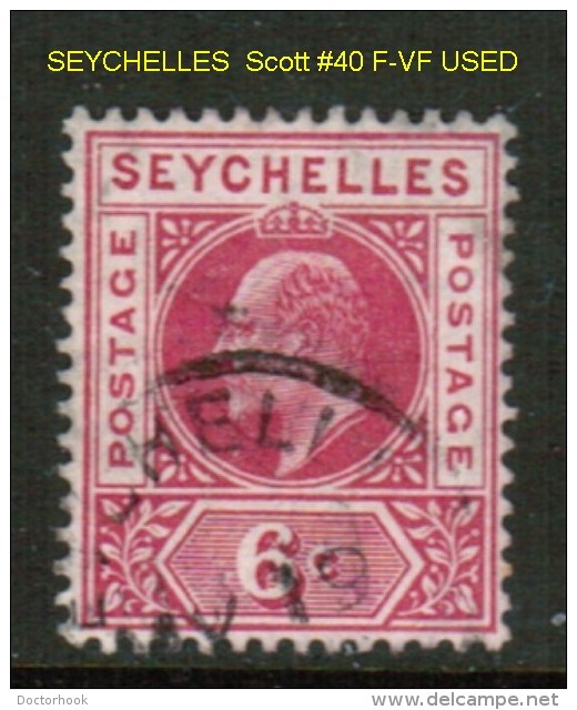 SEYCHELLES   Scott  # 40  VF USED - Seychelles (...-1976)