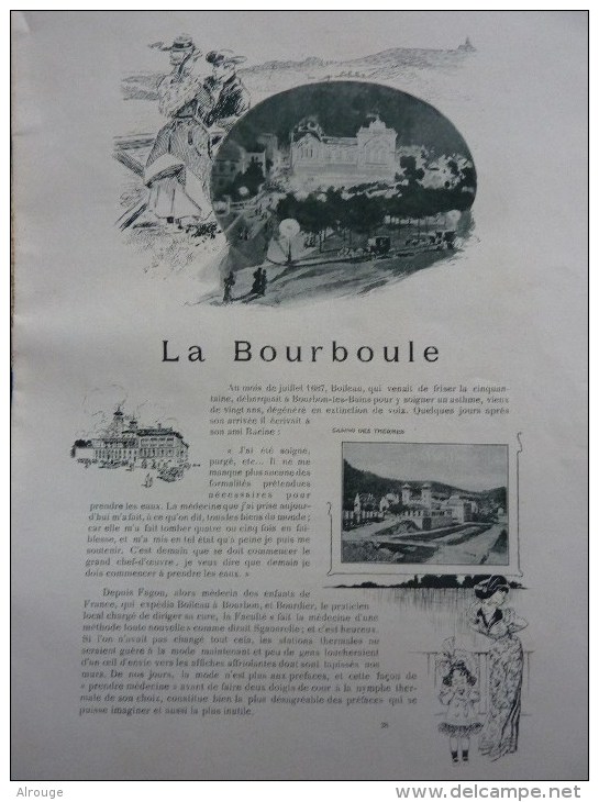 Document:  Sur "La Bourboule Par Octave Beauchamp" Photos Et Iillustrations, édité En 1899 - Auvergne