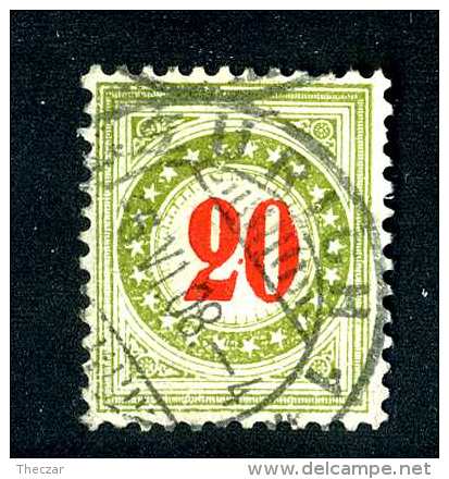 2207 Switzerland 1897  Michel #19 II BY Gc K  Used    Scott #J25  ~Offers Always Welcome!~ - Taxe