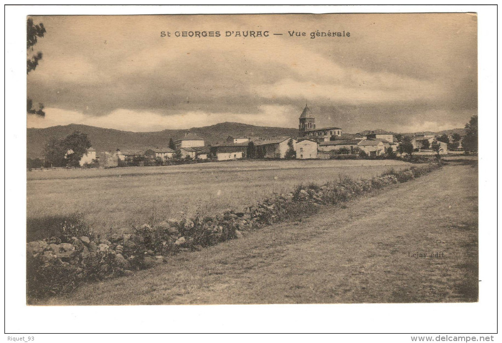 ST-GEORGES  D´AURAC - Vue Générale - Autres & Non Classés