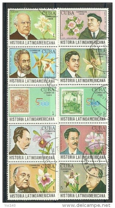 Cuba ; 1989 Latin American History (4th Series) - Oblitérés