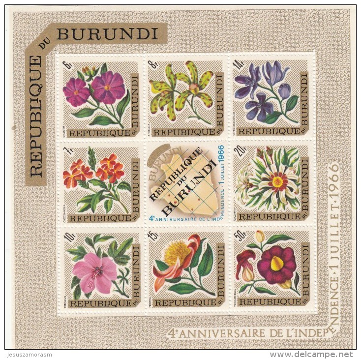 Burundi Hb 17 - 3 Hojas Diferentes Viñetas - Blocks & Sheetlets